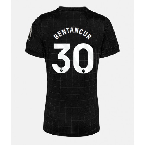 Tottenham Hotspur Rodrigo Bentancur #30 Bortatröja Dam 2025-26 Kortärmad